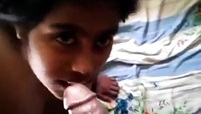 indian babe fucked alongside in all directions from position and takes a facial